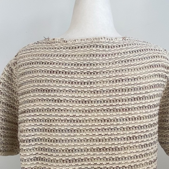 TALBOTS SHORT SLEEVED KNIT TOP - Picture 6 of 9